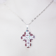Small Cross - Adena-Silver Chain - 1